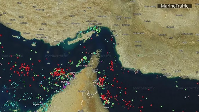 Nine weeks into the Iran conflict, shipping traffic through the Strait of Hormuz has collapsed by 95%, falling from 3,000 vessels per month to just 154 in March. The dual U.S. and Iranian blockades are causing fuel shortages across Asia and disrupting global oil, gas, and fertilizer supplies.