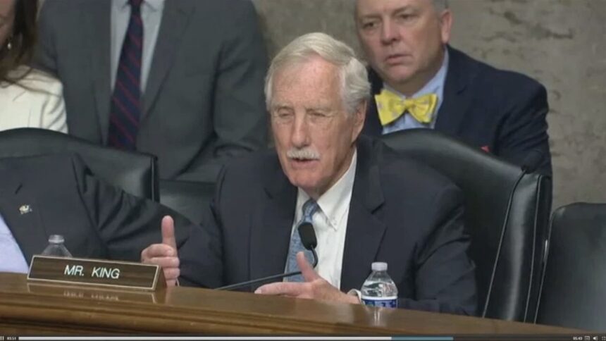Industrial Base Debate: During a Senate Armed Services Committee hearing on May 19, 2026, U.S. Senator Angus King (I-ME) fiercely rebuked a Pentagon budget proposal to build naval vessels—including destroyers—in South Korea and Japan. King blasted the concept as "the worst idea since the Red Sox traded Babe Ruth to the Yankees," warning that outsourcing critical defense infrastructure risks leaking sensitive American technology and directly starves domestic shipyards like Maine's Bath Iron Works of needed investment. While the Trump administration argues the proposal could quickly bolster fleet numbers amidst rising naval tensions with China, domestic lawmakers argue the move completely undermines ongoing efforts to rebuild America's industrial base. Photos: U.S. Senate Television (King); General Dynamics Bath Iron Works (Destroyer)