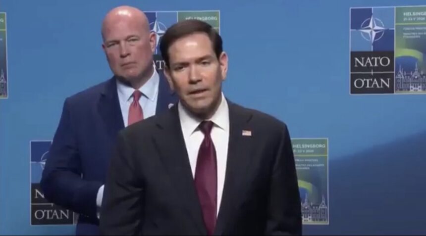 Diplomatic Gridlock: In a major update on the conflict in Eastern Europe, U.S. Secretary of State Marco Rubio confirmed that Washington-led mediation efforts between Russia and Ukraine have heavily stagnated. Speaking during a press briefing at a NATO summit on Friday, May 22, 2026, Rubio candidly acknowledged that the ongoing peace talks have been "not fruitful, unfortunately," admitting that the diplomatic track has hit a roadblock. However, the Secretary of State firmly rejected claims that the U.S. has completely abandoned the peace process, stating emphatically that Washington "stands ready to continue to play that role" the moment circumstances shift to allow for a meaningful breakthrough. Graphic: U.S. Department of State / The Guardian Archive