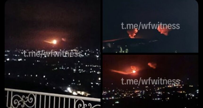 Tensions Flaring: A series of powerful late-night explosions rocked eastern Lebanon near the Syrian border on Friday, May 22, 2026, as Israeli warplanes launched five targeted airstrikes against the outskirts of the Bekaa Valley. According to Lebanon’s state-run National News Agency (NNA), the midnight raids focused on the mountainous Nabi Sreij area on the periphery of the town of Brital. The precision strikes mark a significant escalation in regional friction, as Brital had been completely spared from hostile operations since a bilateral ceasefire went into effect on April 17. The renewed air campaign follows a highly volatile 24-hour window that saw overlapping Israeli bombardments claim the lives of at least ten people across southern Lebanon. Graphic: NNA / Local Activist Networks / t.me/wfwitness