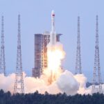 The Tianzhou-10 cargo spacecraft lifted off from China's Wenchang Space Launch Site on board a Long March 7 rocket on May 10. (Image credit: Luo Yunfei/China News Service/VCG via Getty Images)