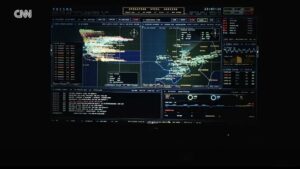 The PRISMA interface logs 157 automated strikes, fleet tracking statuses, and real-time navigation paths for asymmetric long-range drone fleets under the "Air Raven" and "Kamikaze Fox" programs. Source: CNN Investigative / World Monitor Core