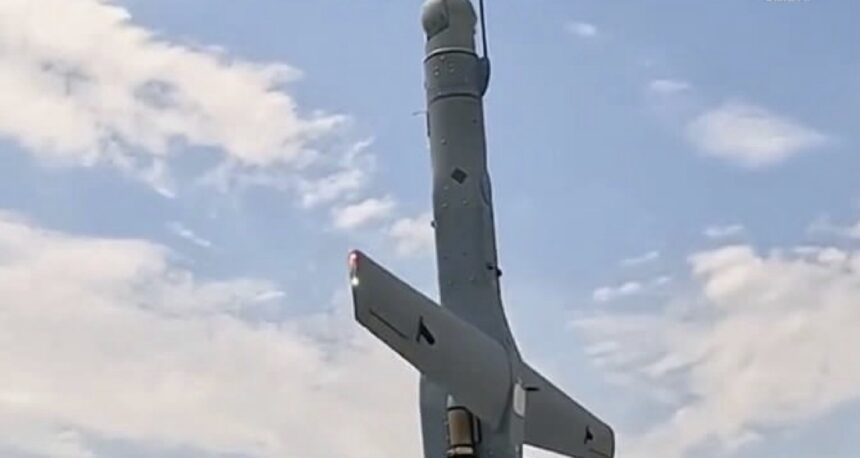 A Boeing Insitu ScanEagle UAV is captured at the precise moment of a pneumatic catapult launch, demonstrating its rapid-deployment capabilities for long-endurance maritime and forward-operating reconnaissance. Unlike newer vertical takeoff (VTOL) systems like the Shield AI V-BAT, the reliable ScanEagle relies on this high-velocity launcher to get airborne and uses a specialized "Skyhook" line to snag it out of the air upon return—eliminating the need for a traditional runway. #MilitaryTech #UAV #Aviation #DroneTechnology #Defense #Aerospace