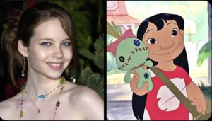 Pop Culture: Actress Daveigh Chase at Hollywood Premiere American actress Daveigh Chase—famed for voicing Lilo in Disney's *Lilo & Stitch* and portraying Samara Morgan in The Ring—smiles for photographers at a 2000s Hollywood film premiere. Source: Featureflash / Shutterstock