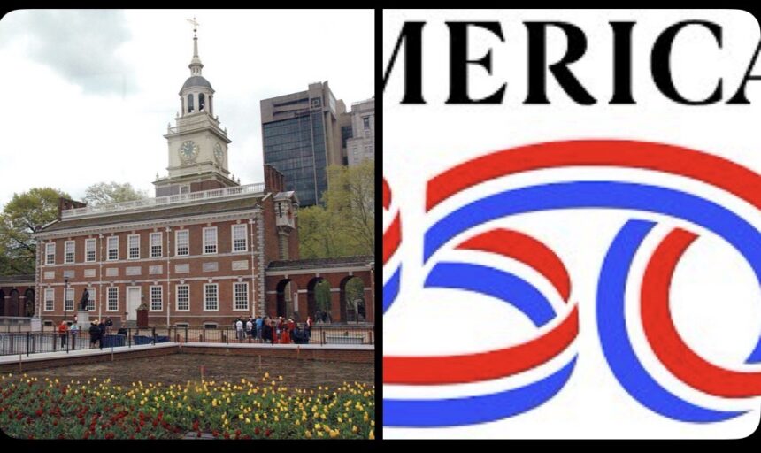 History: America Prepares for the 250th Anniversary Semiquincentennial** The official branding and commemorative design elements for America's 250th anniversary, marking the historic milestone of the United States Semiquincentennial from 1776 to 2026. Source: America250 Commission / National Archives