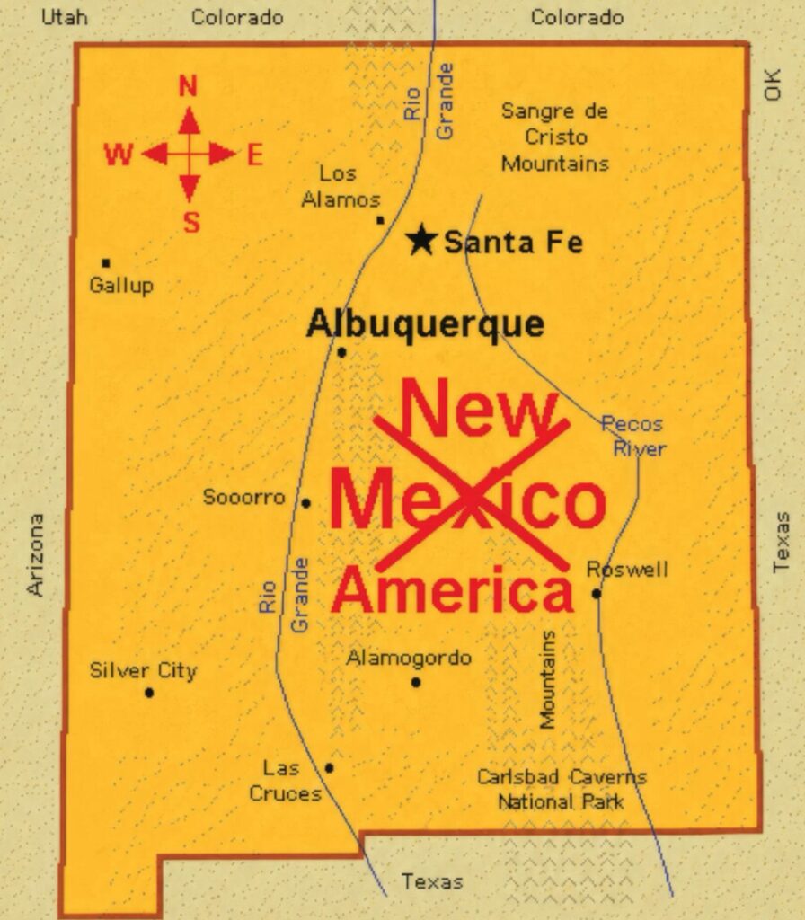Trump Posts Map Suggesting New Mexico Be Renamed “New America” in Latest Geographic Rebrand Push 2 e11abdb9 d72d 4775 8b06 e23dcecb4809